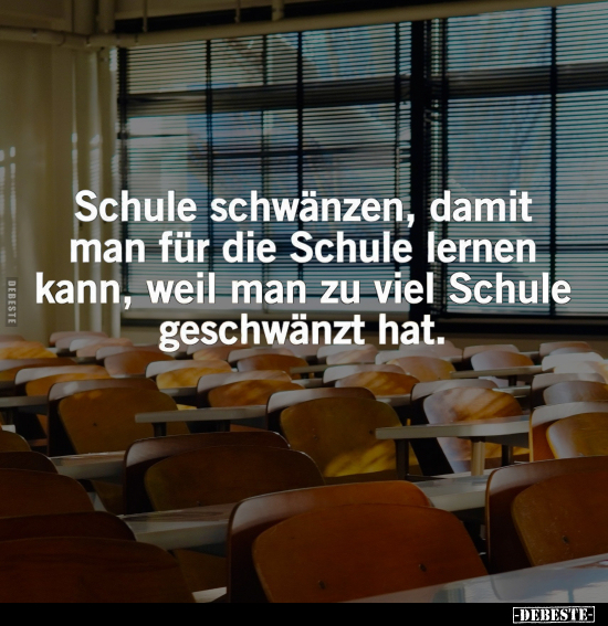 Schule schwänzen.. - Lustige Bilder | DEBESTE.de