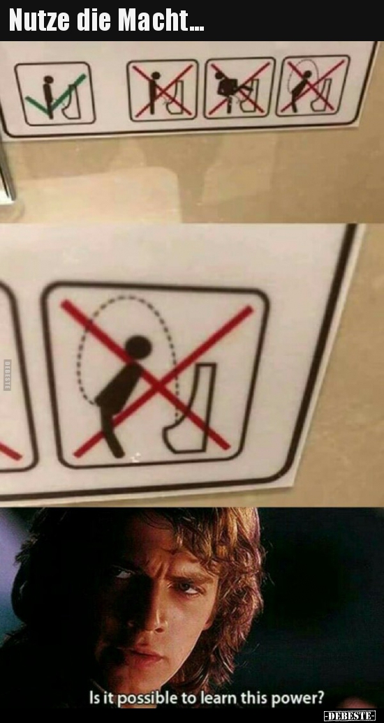 Nutze die Macht...