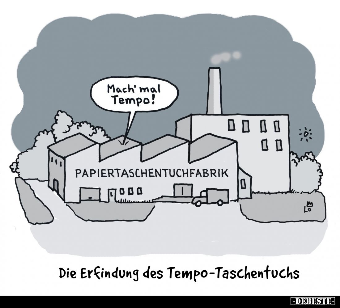 Mach' mal Tempo!

Die Erfindung des Tempo-Taschentuchs.