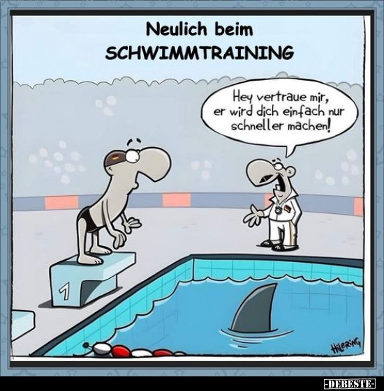 Neulich beim SCHWIMMTRAINING.. - Lustige Bilder | DEBESTE.de