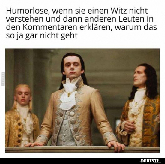 Humorlose, wenn sie einen Witz nicht verstehen.. - Lustige Bilder | DEBESTE.de