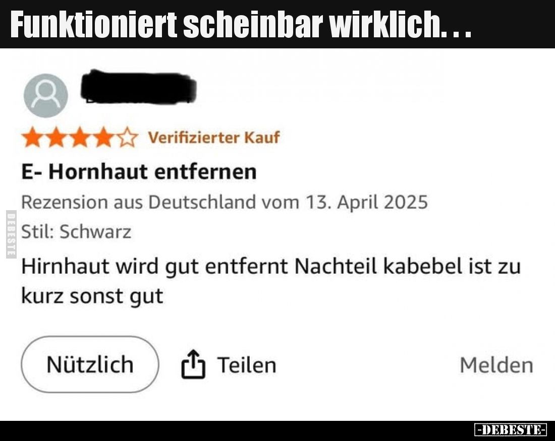Funktioniert scheinbar wirklich...
