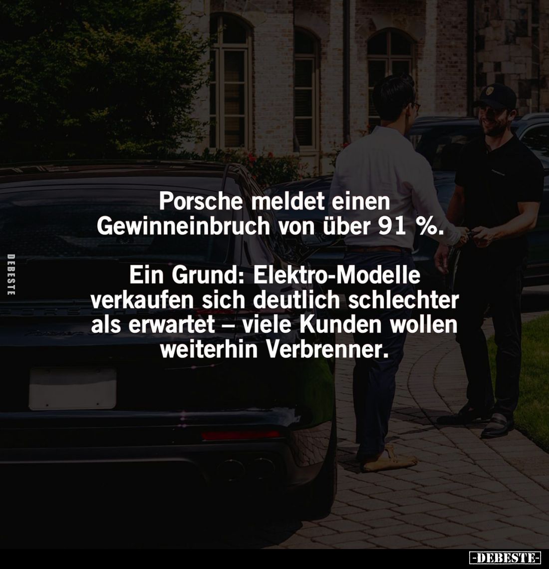 Porsche meldet einen Gewinneinbruch.. - Lustige Bilder | DEBESTE.de