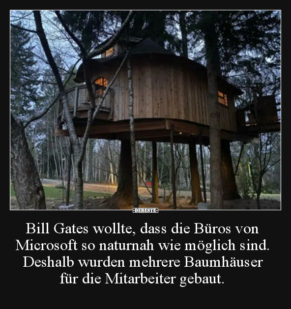 Bill Gates wollte, dass die Büros von Microsoft so.. - Lustige Bilder | DEBESTE.de