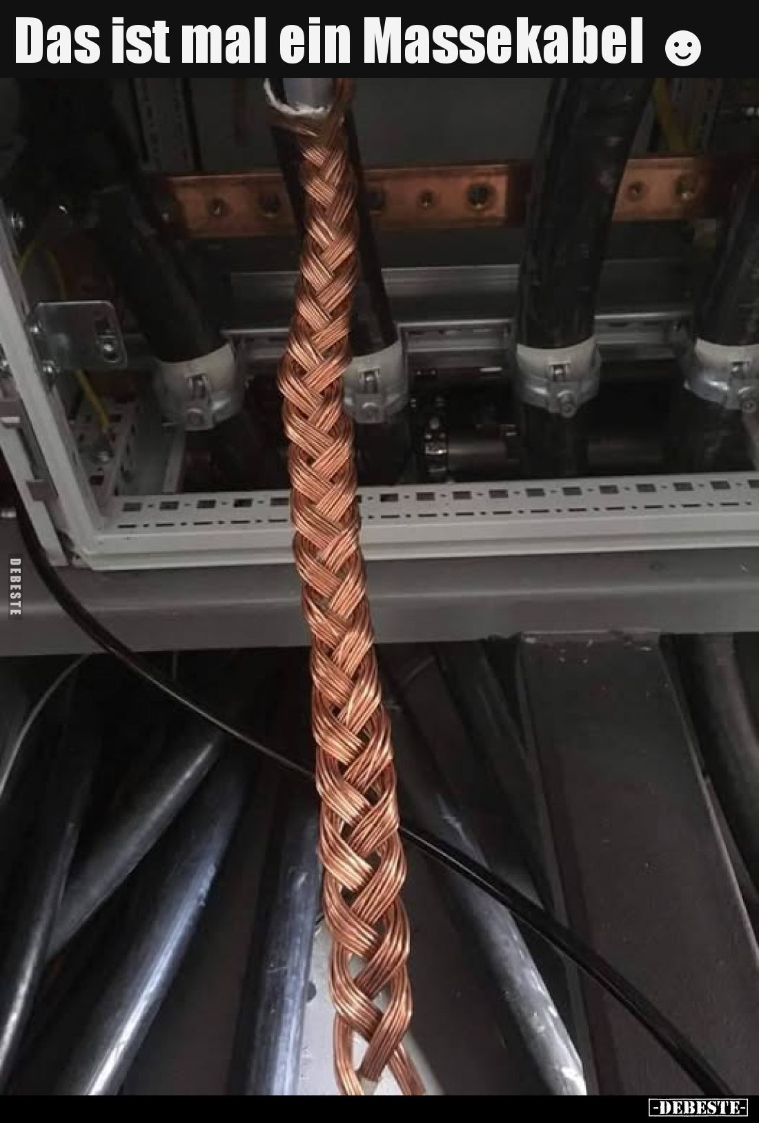 Das ist mal ein Massekabel.