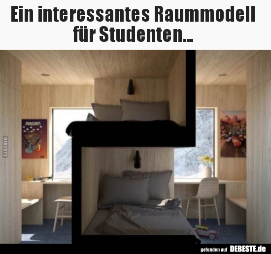 Ein interessantes Raummodell für Studenten...