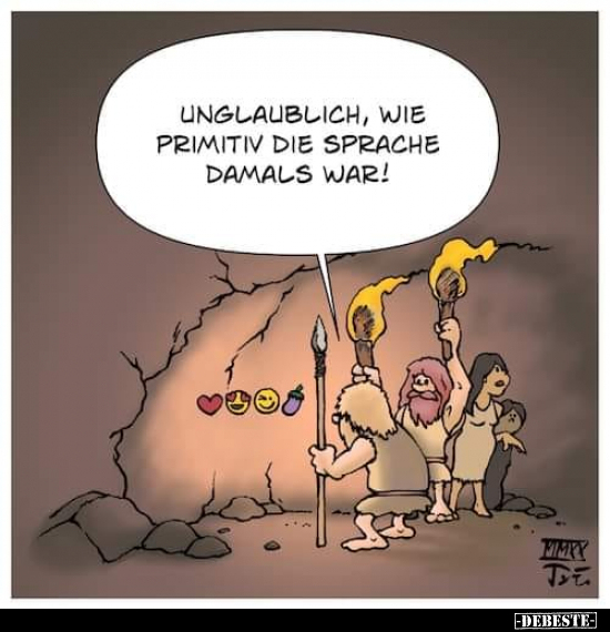 Unglaublich, wie primitiv die Sprache damals war!.. - Lustige Bilder | DEBESTE.de