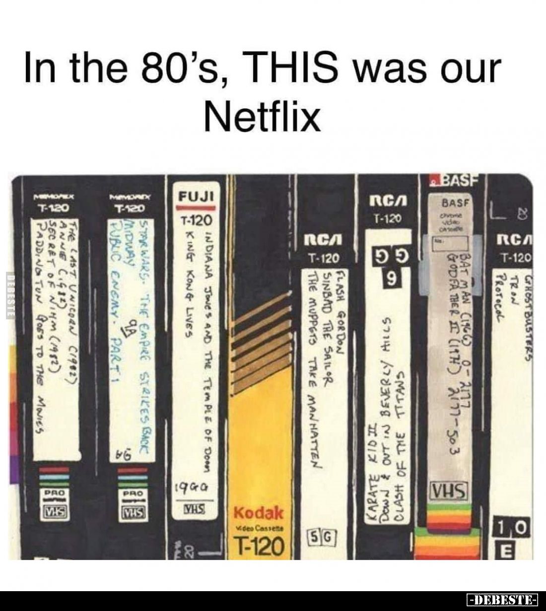 In the 80's, THIS was our Netflix.