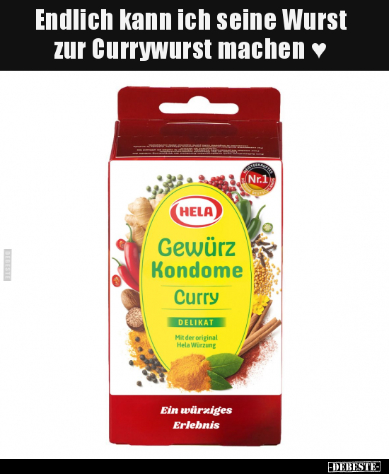 Endlich kann ich seine Wurst zur Currywurst machen ♥.. - Lustige Bilder | DEBESTE.de