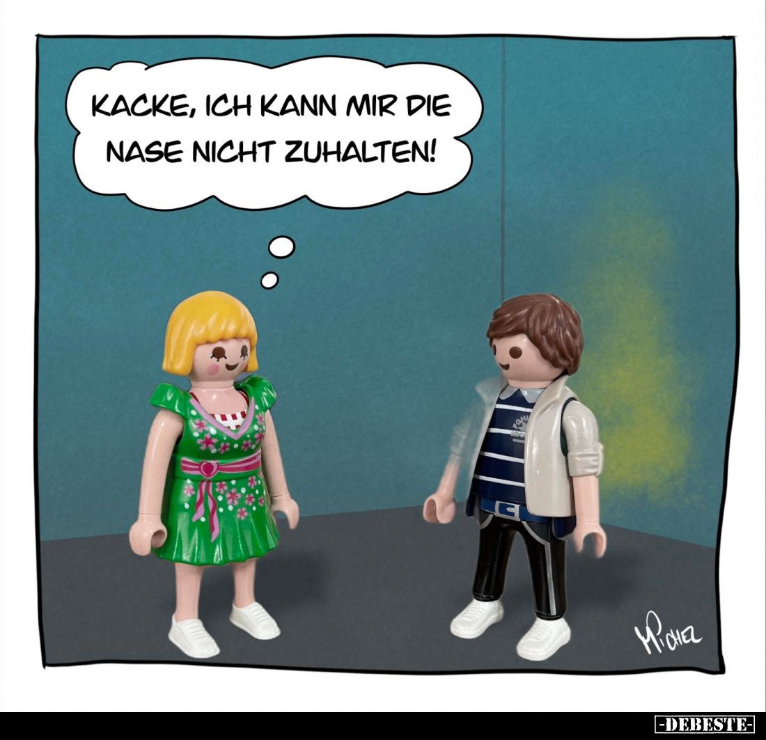 Kacke, ich kann mir die Nase nicht zuhalten!