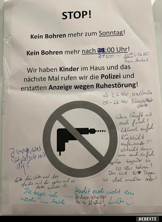 STOP! Kein Bohren mehr zum Sonntag!.. - Lustige Bilder | DEBESTE.de