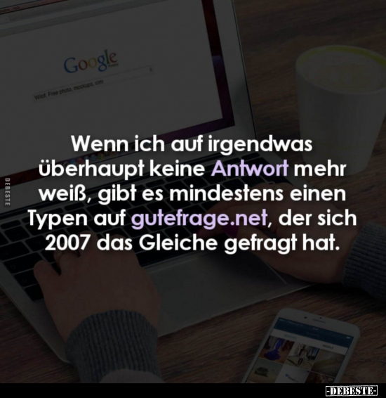 Wenn ich auf irgendwas überhaupt keine Antwort mehr weiß.. - Lustige Bilder | DEBESTE.de