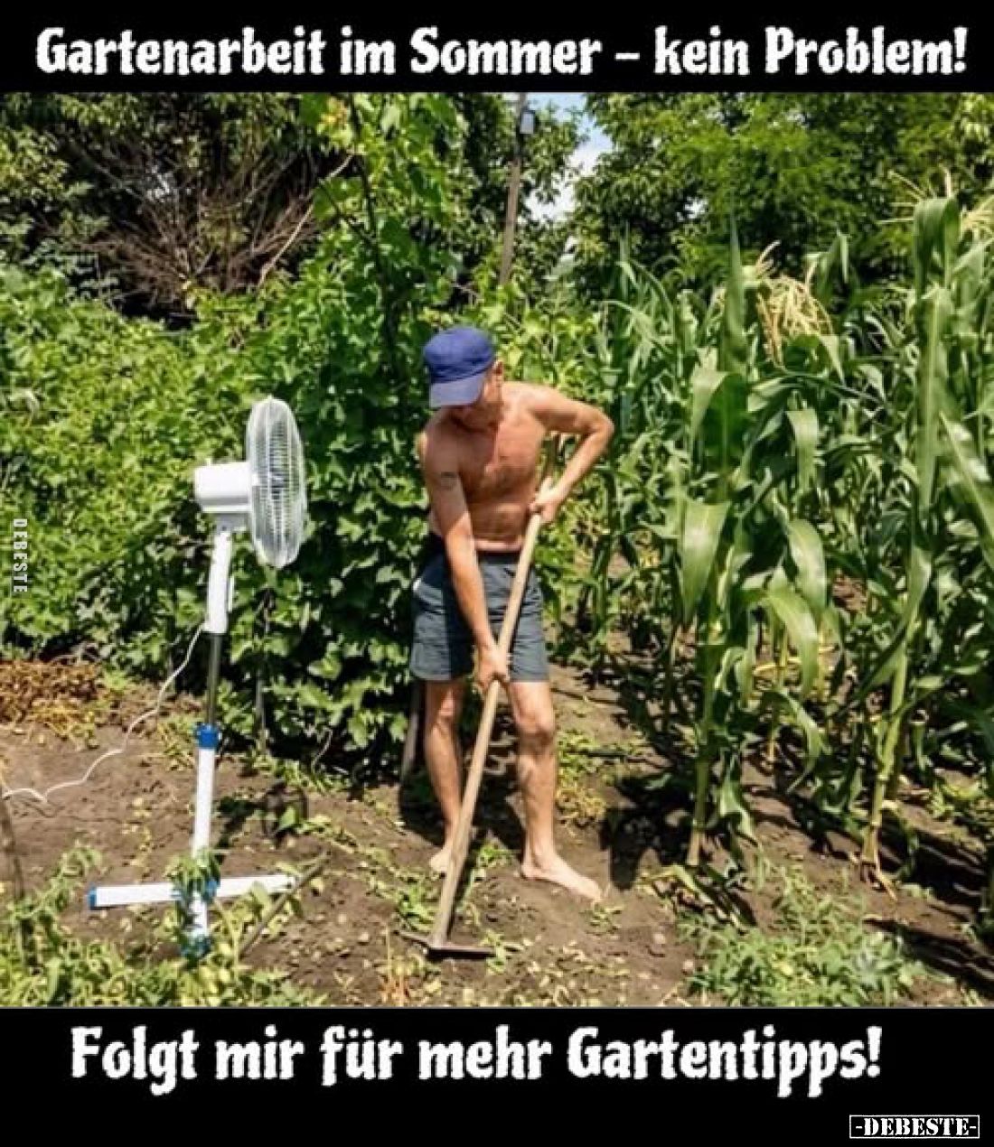 Gartenarbeit im Sommer - kein Problem!
Folgt mir für mehr Gartentipps!
