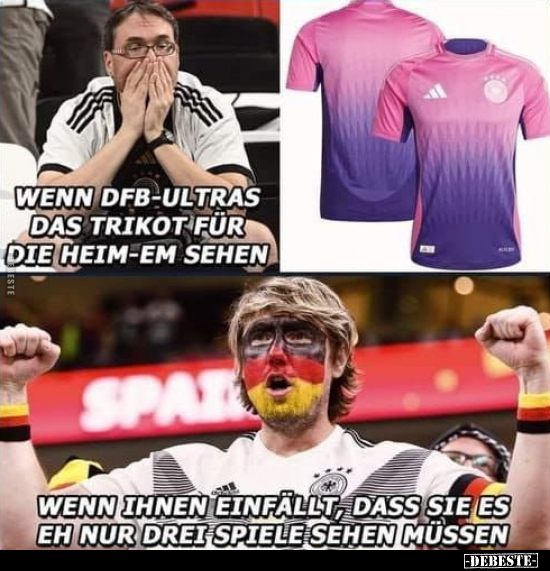 Wenn DFB-Ultras das Trikot für die Heim-EM sehen.. - Lustige Bilder | DEBESTE.de