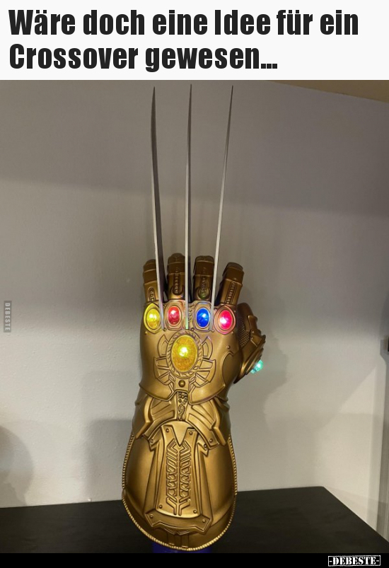 Wäre doch eine Idee für ein Crossover gewesen...