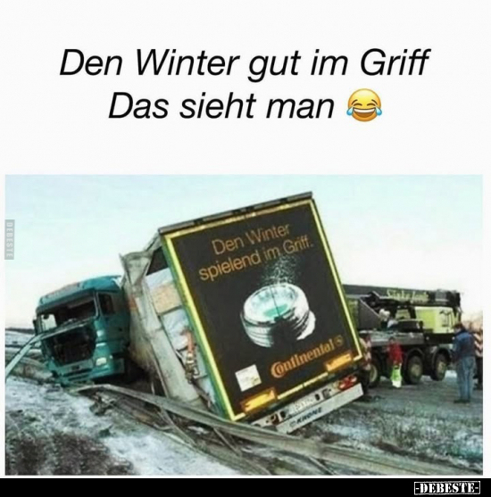 Den Winter gut im Griff.. - Lustige Bilder | DEBESTE.de