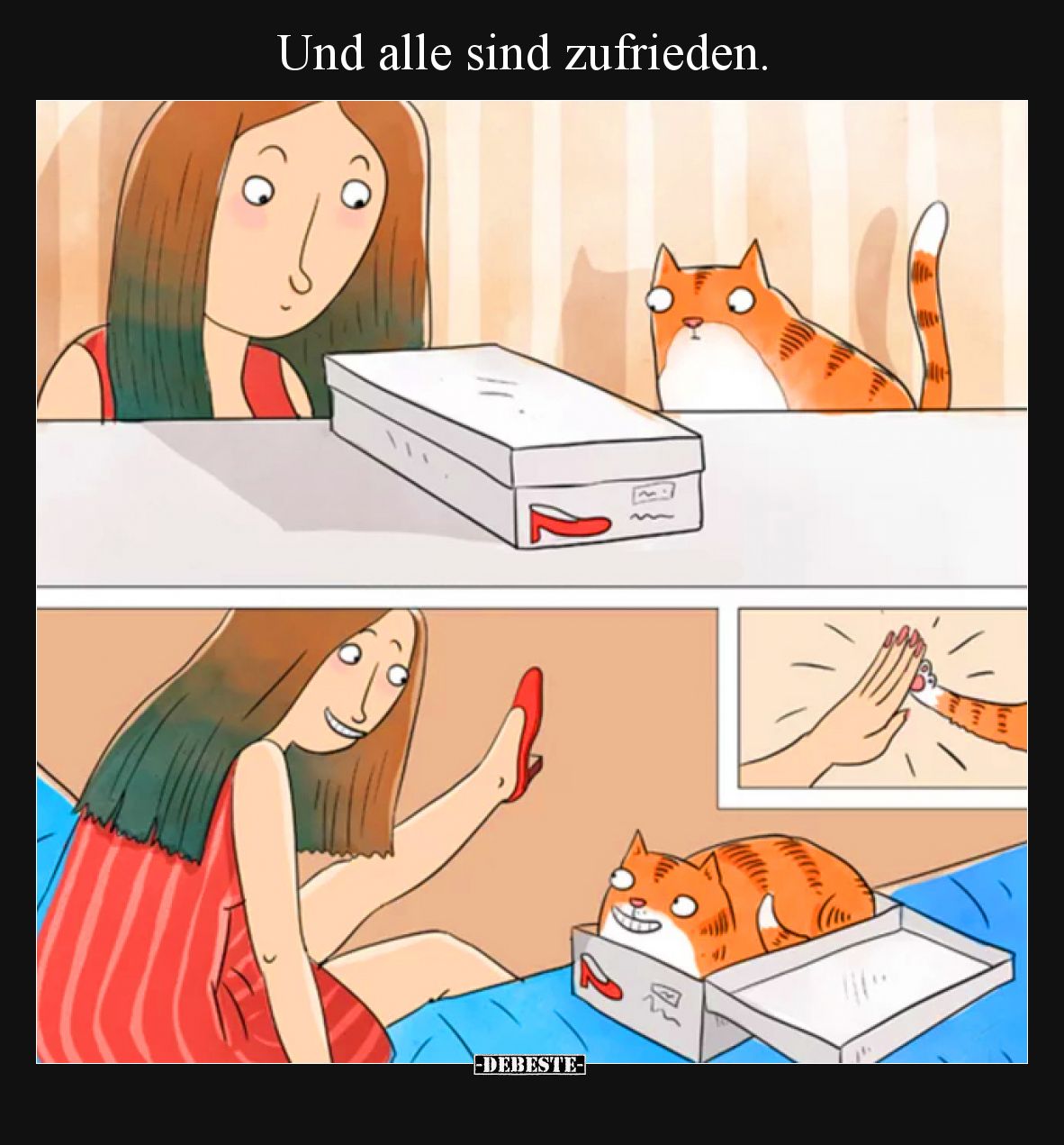 Und alle sind zufrieden.