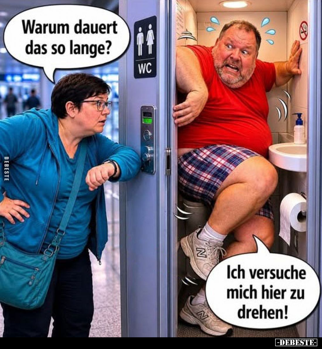 Warum dauert das so lange?
-
Ich versuche mich hier zu drehen!