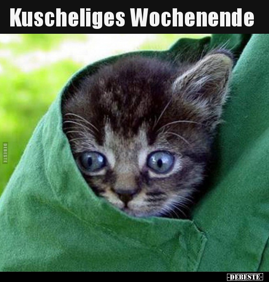 Kuscheliges Wochenende..