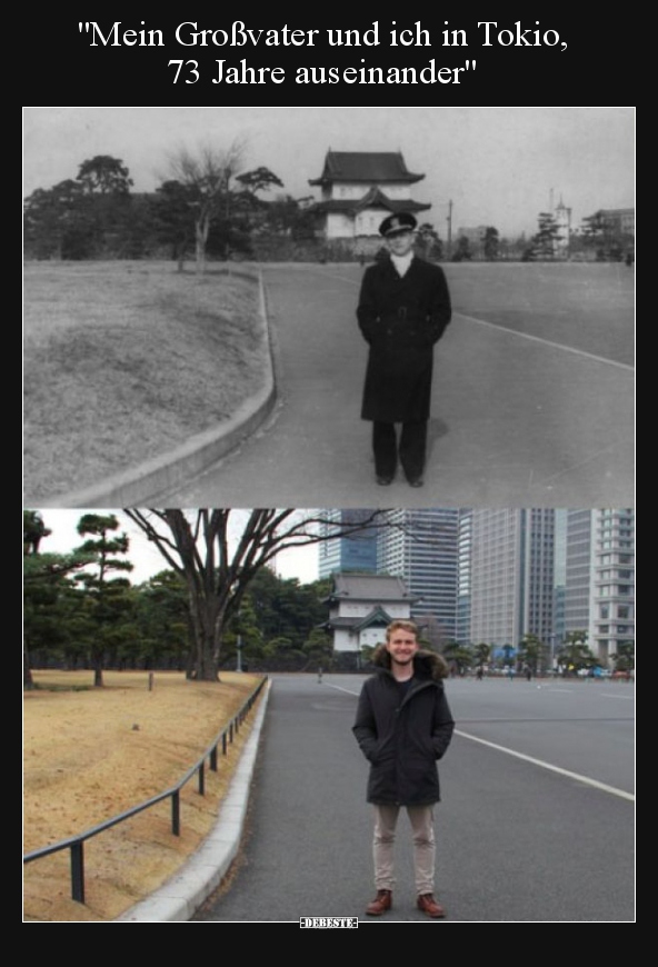 "Mein Großvater und ich in Tokio, 73 Jahre.." - Lustige Bilder | DEBESTE.de