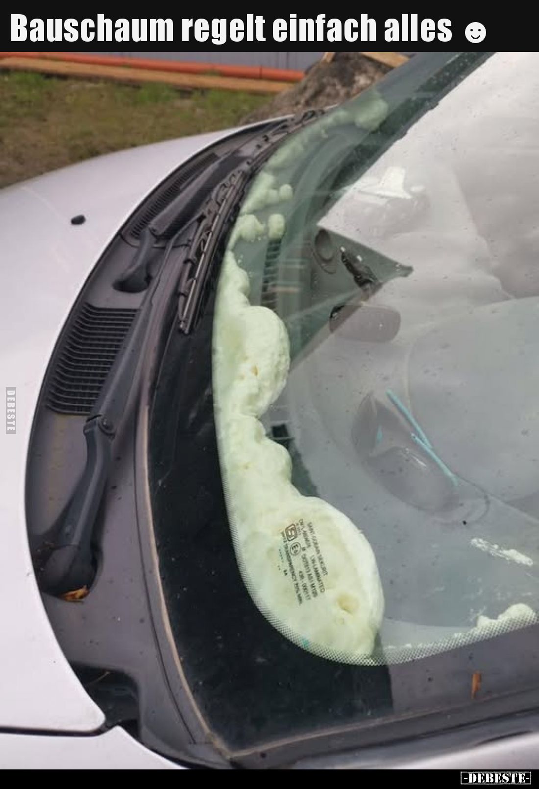 Bauschaum regelt einfach alles.