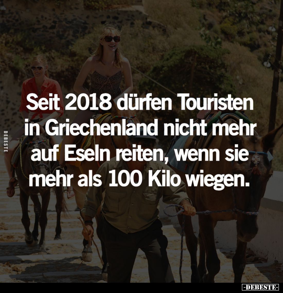 Seit 2018 dürfen Touristen in Griechenland... - Lustige Bilder | DEBESTE.de