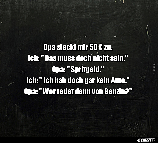 Opa steckt mir 50 € zu.. - Lustige Bilder | DEBESTE.de