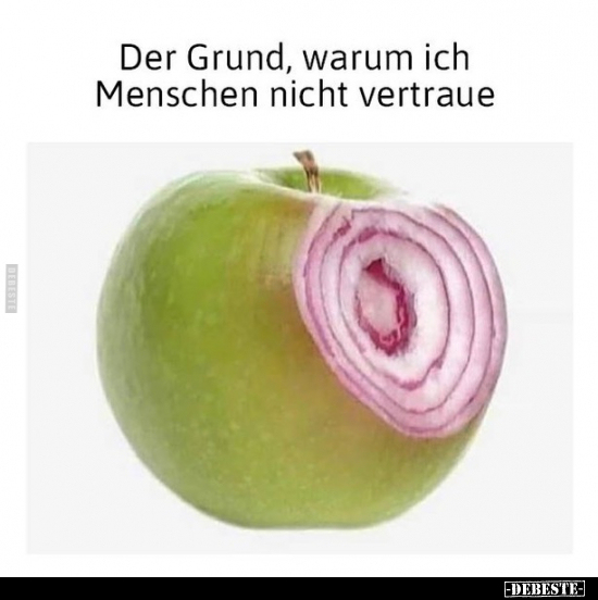 Der Grund, warum ich Menschen nicht vertraue.. - Lustige Bilder | DEBESTE.de