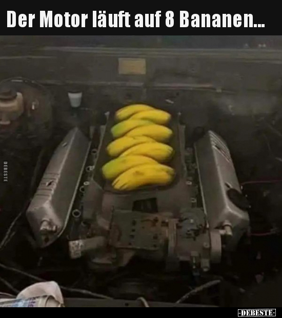 Der Motor läuft auf 8 Bananen... - Lustige Bilder | DEBESTE.de