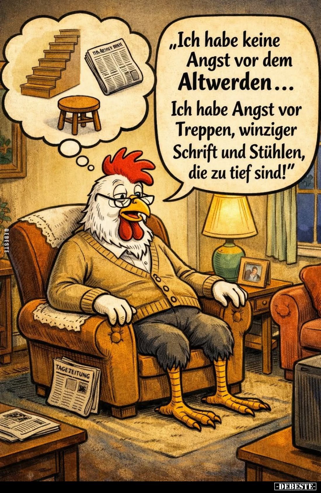 Ich habe keine Angst vor dem Altwerden... - Lustige Bilder | DEBESTE.de