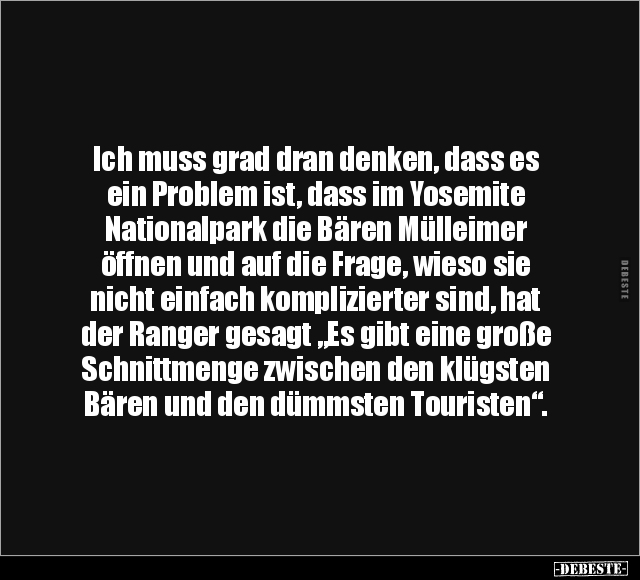 Ich muss grad dran denken, dass es ein Problem ist.. - Lustige Bilder | DEBESTE.de