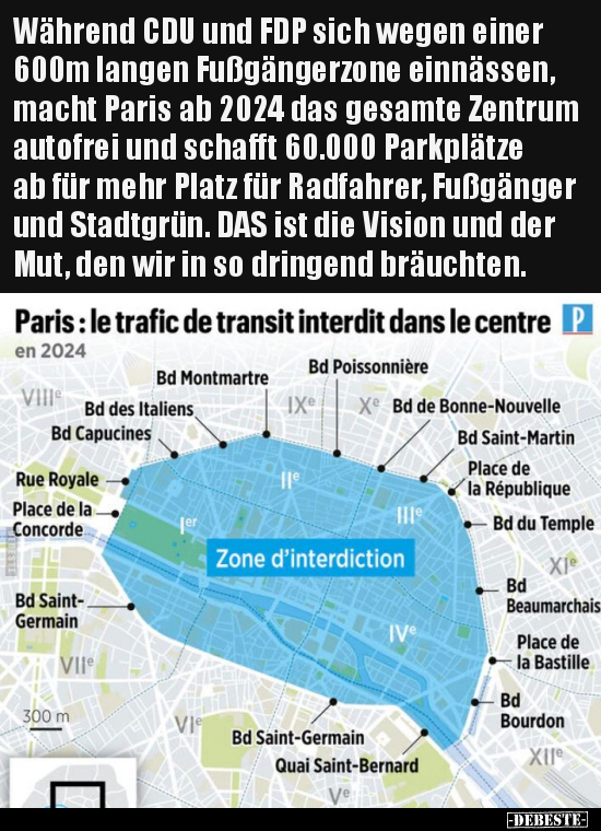 Während CDU und FDP sich wegen einer 600m langen.. - Lustige Bilder | DEBESTE.de