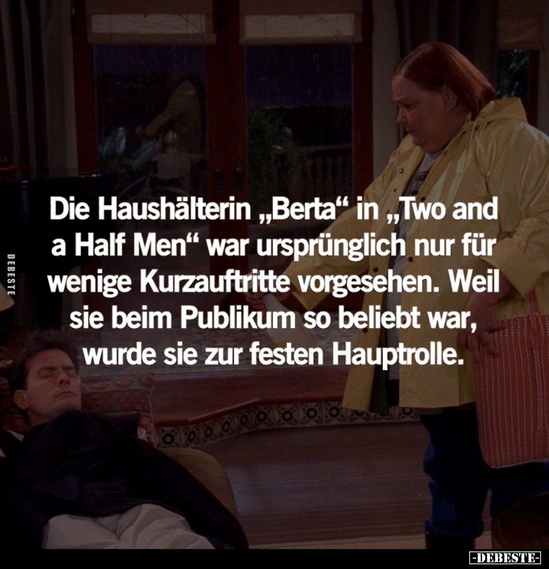 Die Haushälterin "Berta" in "Two and a Half Men"... - Lustige Bilder | DEBESTE.de