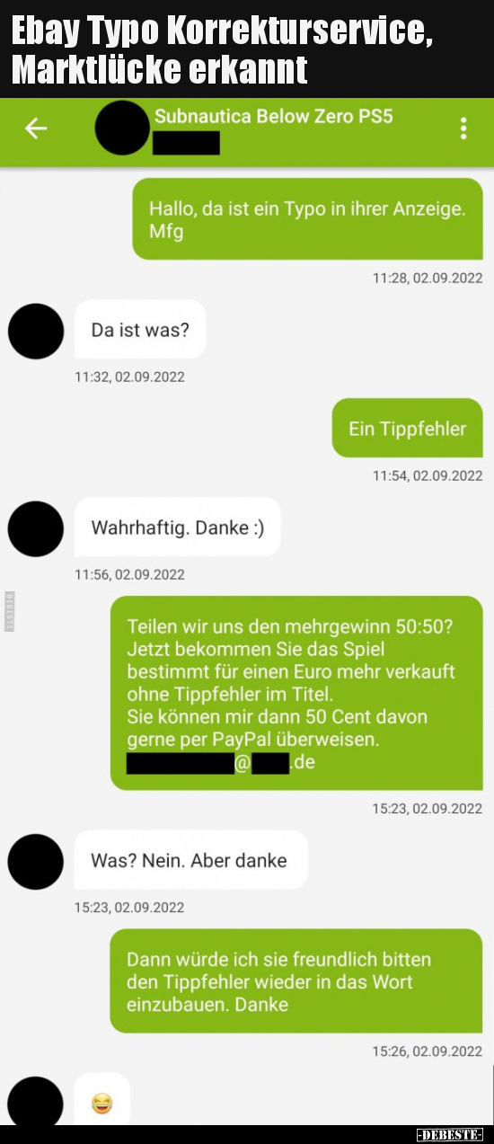 Ebay Typo Korrekturservice, Marktlücke erkannt.. - Lustige Bilder | DEBESTE.de
