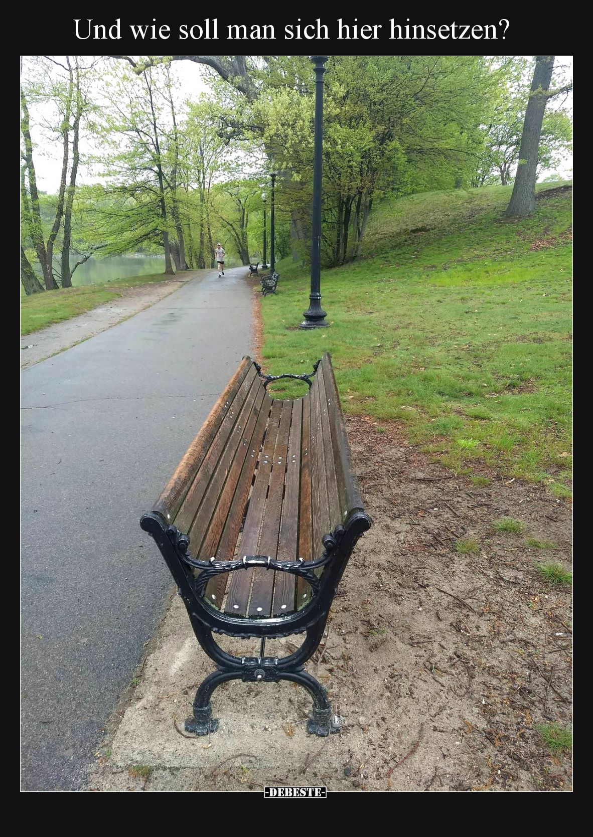 Und wie soll man sich hier hinsetzen?.. - Lustige Bilder | DEBESTE.de