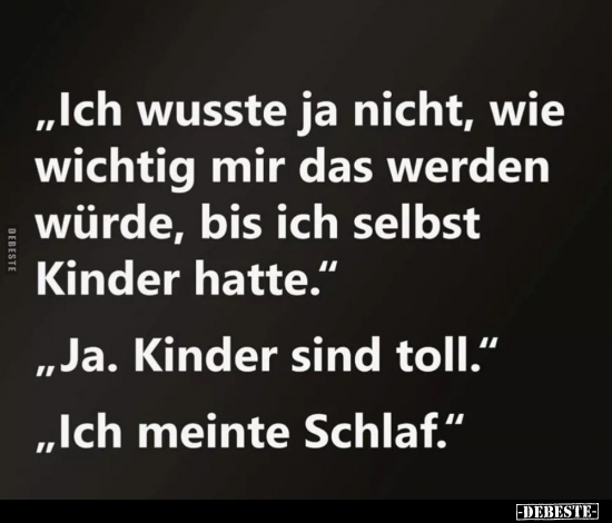 "Ich wusste ja nicht, wie wichtig mir das werden würde.."