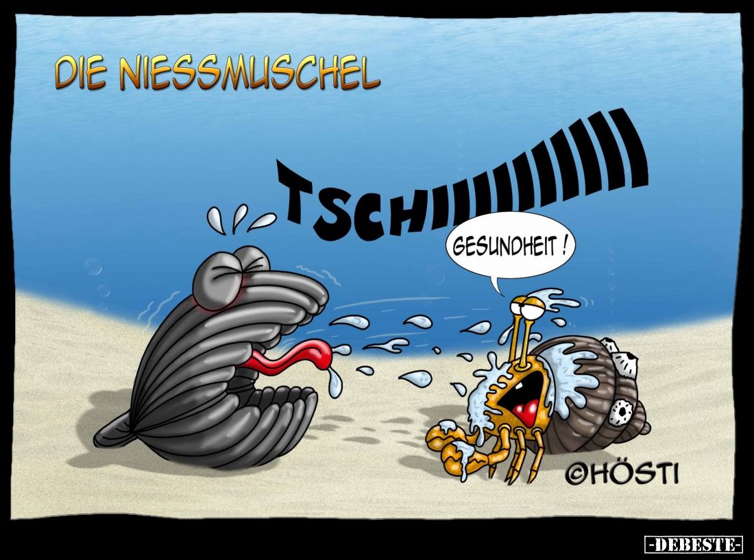 Die Niessmuschel. - Gesundheit.
