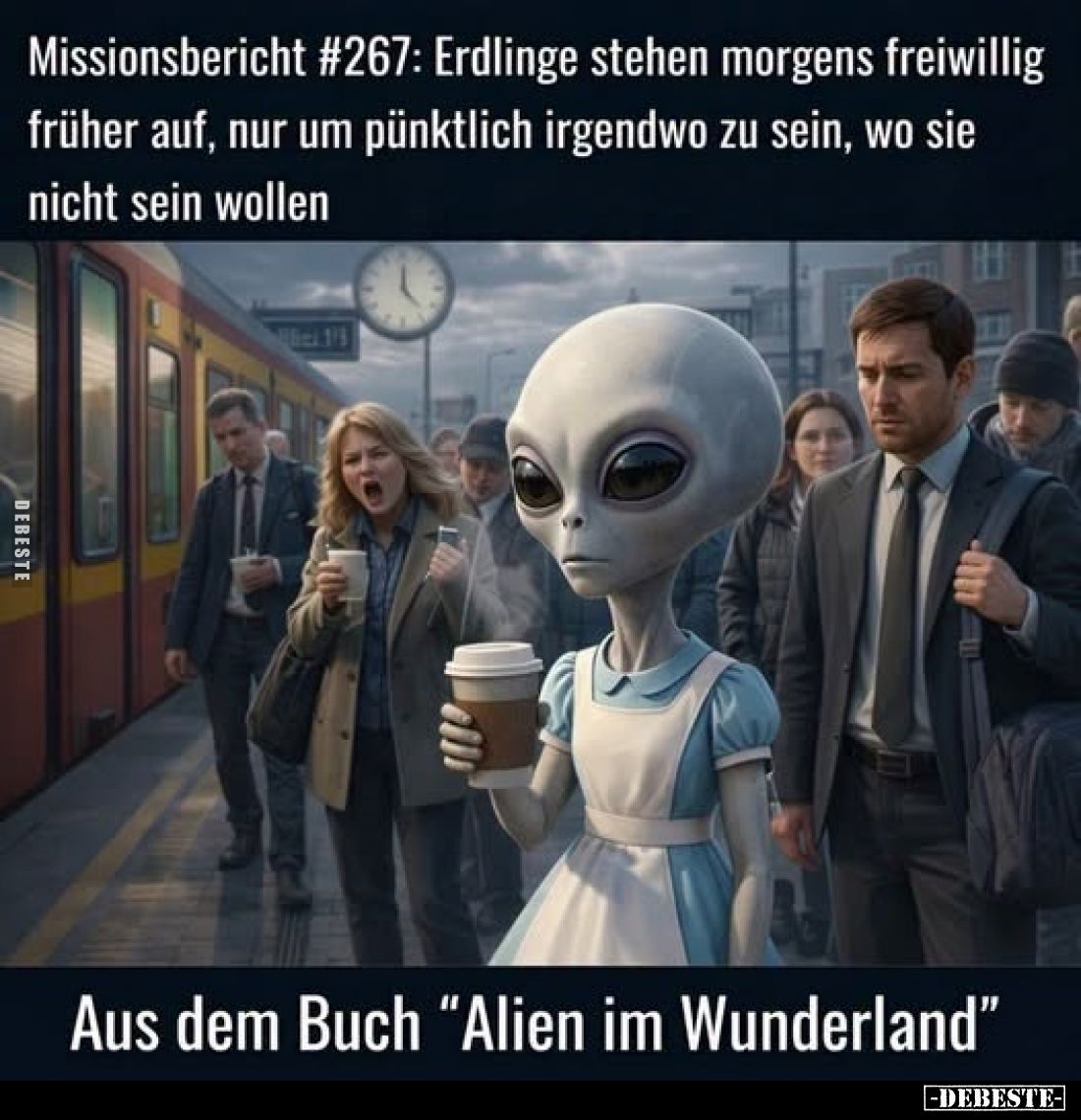 Missionsbericht #267: Erdlinge stehen morgens.. - Lustige Bilder | DEBESTE.de