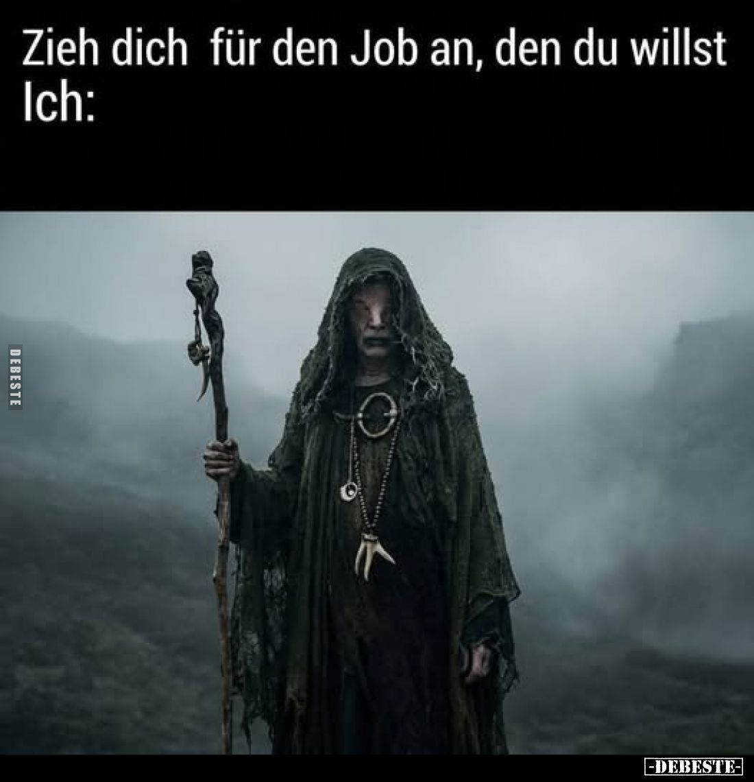 Zieh dich für den Job an, den du willst
-
Ich: