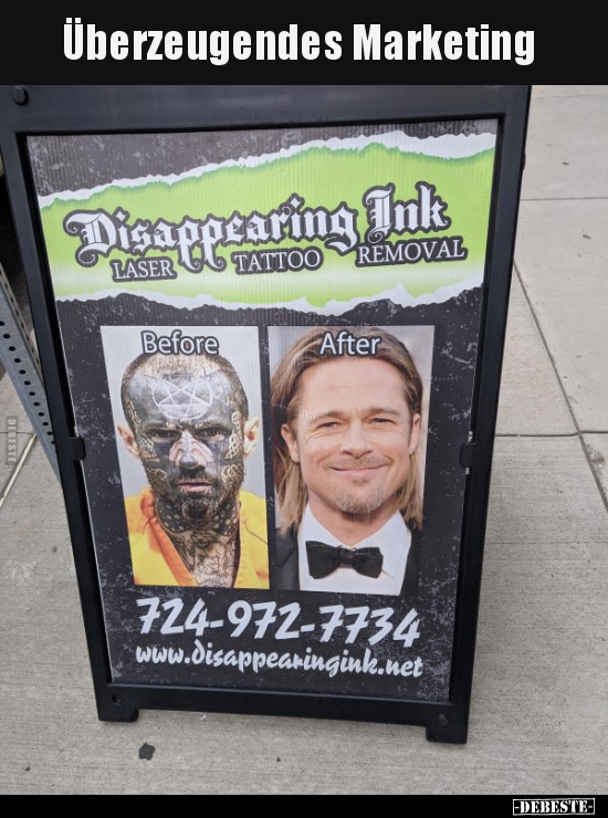 Überzeugendes Marketing..