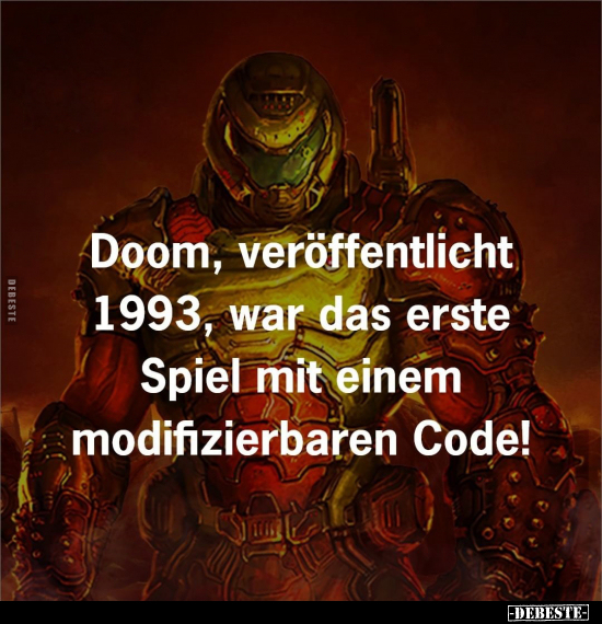 Doom, veröffentlicht 1993, war das erste Spiel mit.. - Lustige Bilder | DEBESTE.de