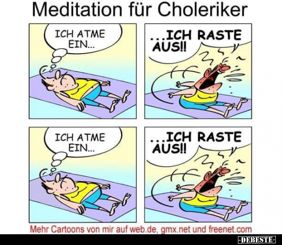 Meditation für Choleriker.. - Lustige Bilder | DEBESTE.de