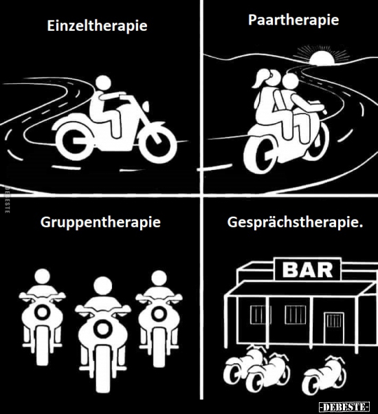 Einzeltherapie / Paartherapie / Gruppentherapie / Gesprächstherapie. - Lustige Bilder | DEBESTE.de