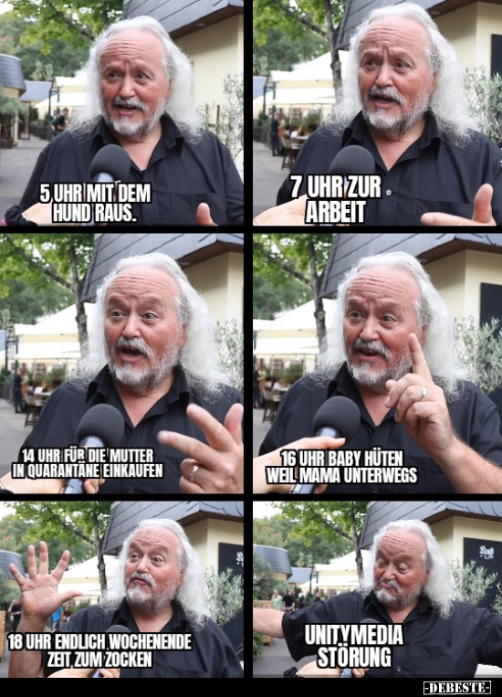 5 Uhr mit dem Hund raus...