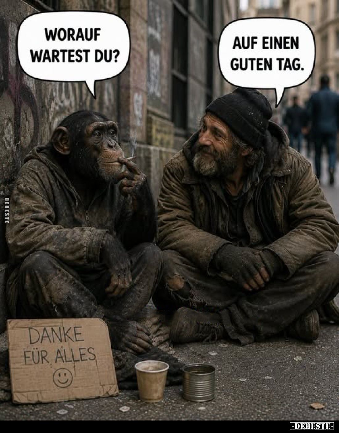 Worauf wartest du?
-
Auf einen guten Tag.