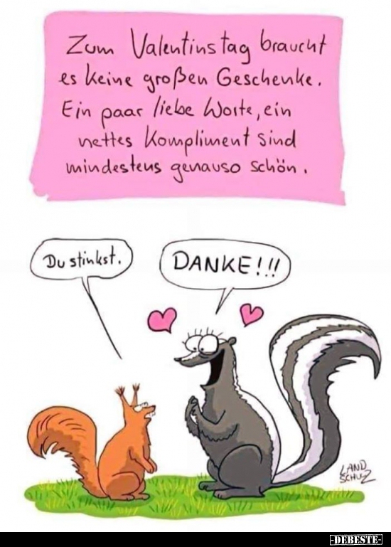 Zum Valentinstag braucht es keine großen Geschenke... - Lustige Bilder | DEBESTE.de