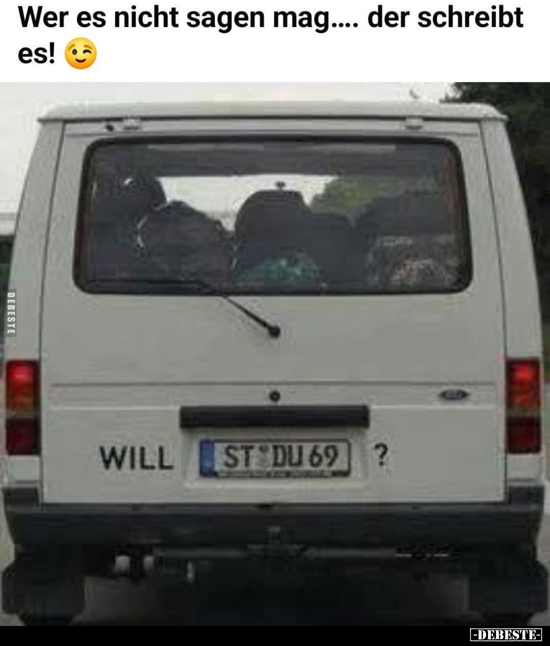 Wer es nicht sagen mag.... der schreibt es!