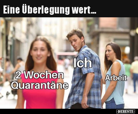Eine Überlegung wert...