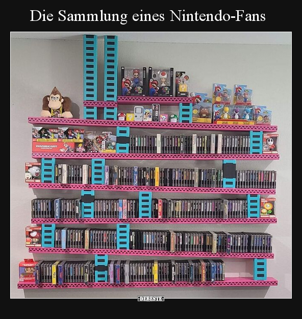 Die Sammlung eines Nintendo-Fans.. - Lustige Bilder | DEBESTE.de
