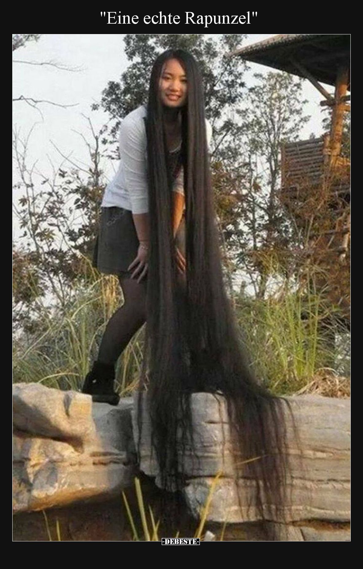 "Eine echte Rapunzel".. - Lustige Bilder | DEBESTE.de